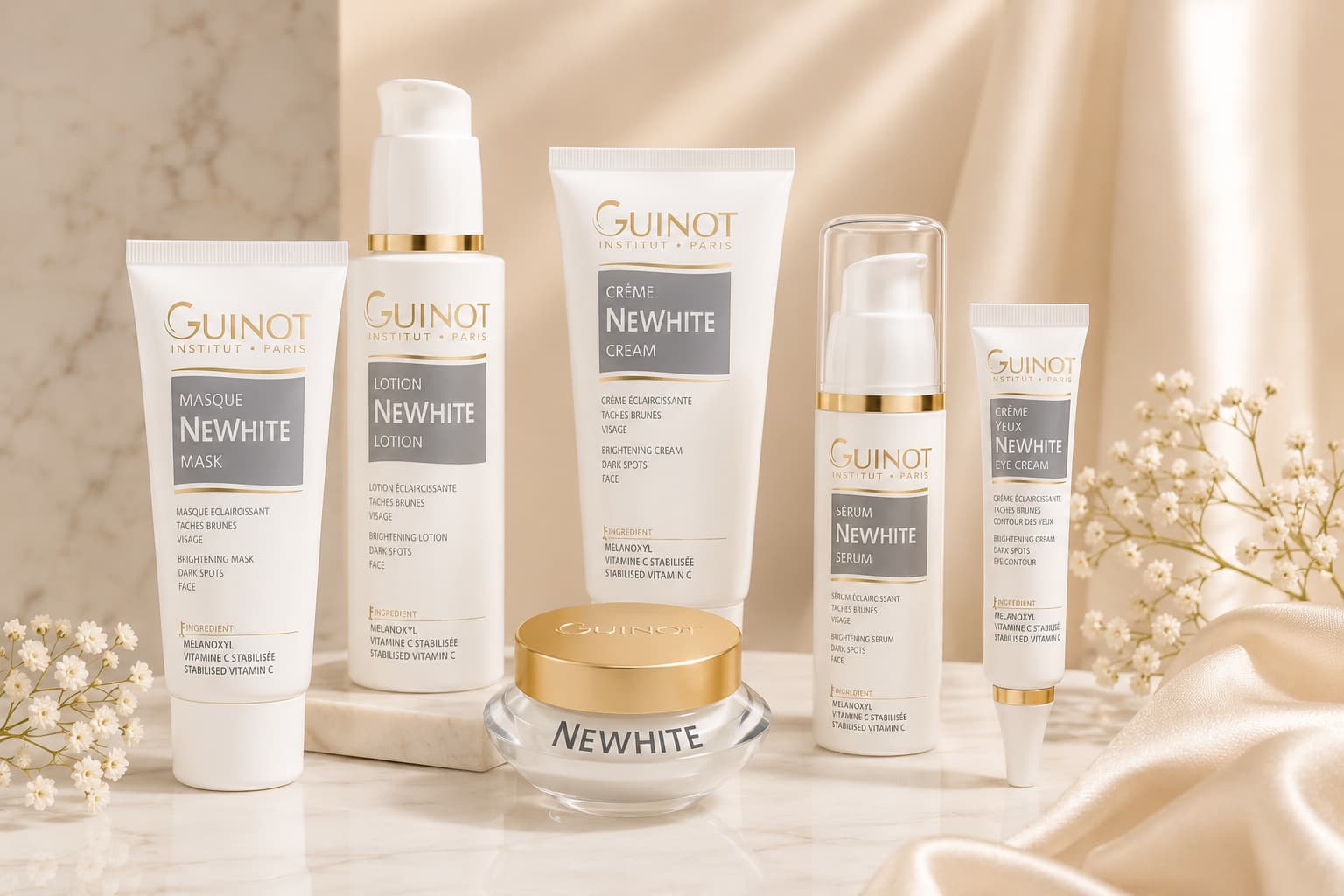 Guinot rutina za pigmentacije i fleke: serum, krema, koncentrat i SPF